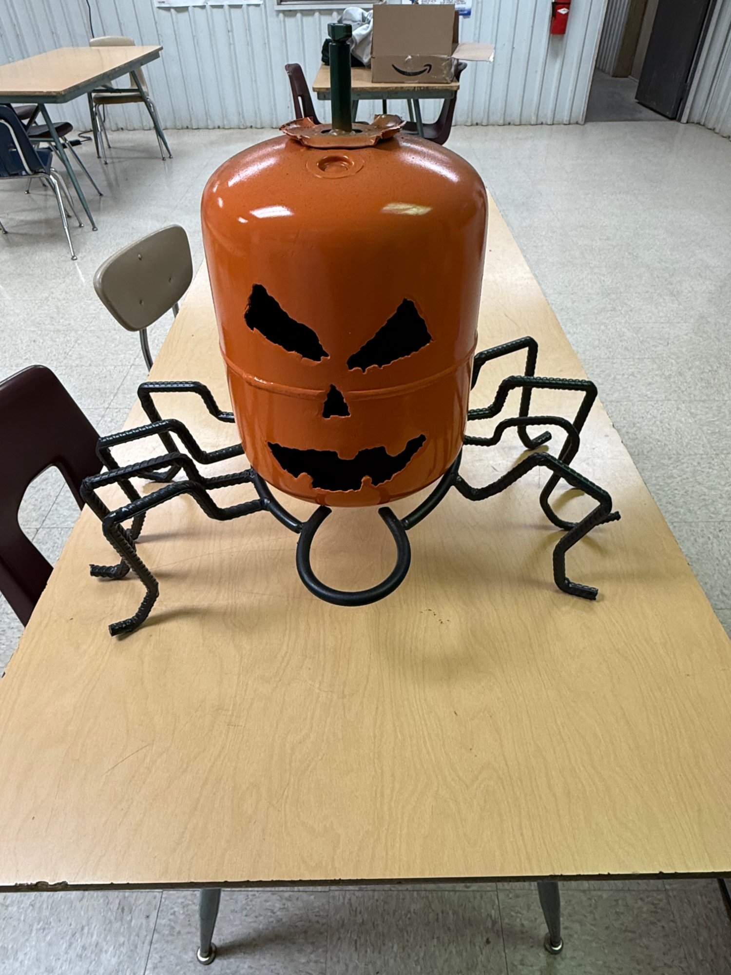 Halloween decor made by Shawn Halfmann