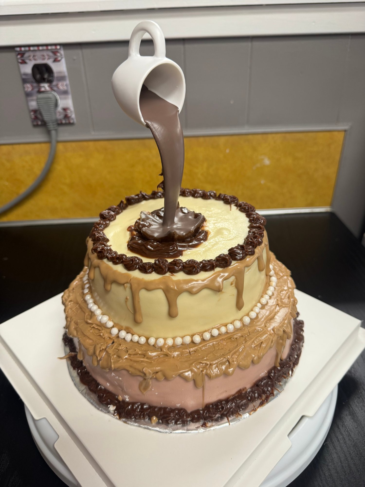 Cake made by Sophomore Culinary students